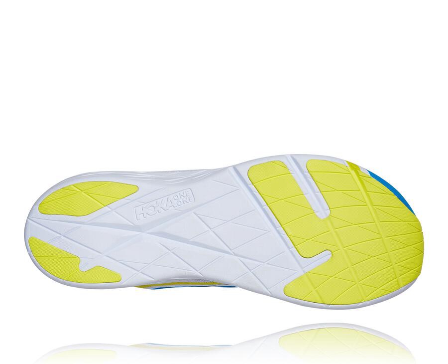 Hoka One One Koşu Ayakkabısı Erkek Beyaz/Mavi - Rocket X - EB0238679